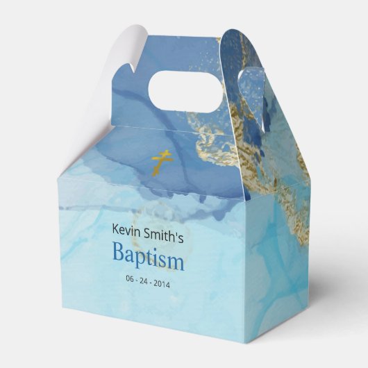 Ballotins Eaux vivantes Baptême chrétien orthodoxe (Verso)