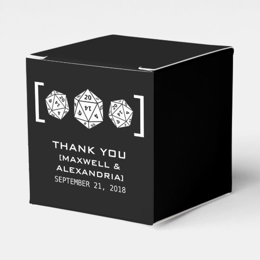 Ballotins Ebony D20 Dice Gamer (Verso)