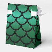 Ballotins Écaille de Sirène Noire Verte Fête d'Anniversaire  (Arrière)