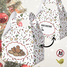 Ballotins Échange de biscuits de Noël Paillettes festives