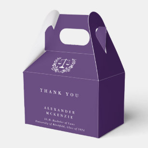 Ballotins Échelles de droit violettes + Couronne de laurier