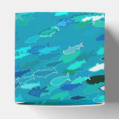 Ballotins École de Poissons, Turquoise, Bleu et Aqua (Haut)