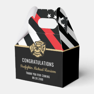 Ballotins École des pompiers - Red Line Flag Graduation