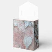 Ballotins Écorce rustique avec Merci Mariage coeur (Ouvert)