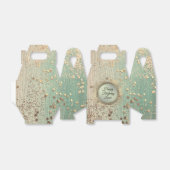 Ballotins Écran de poussière d'étoile sur Turquoise vert (Déplié)