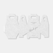 Ballotins Écriture calligraphique chic Merci (Déplié)