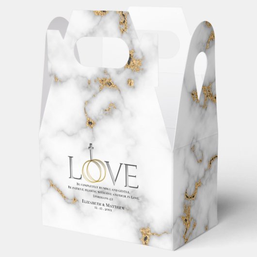 Ballotins Écriture d'amour Verse Ephésiens 4:2 Mariage (Ouvert)