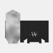 Ballotins Écriture de nom à monogramme élégant en feuille d' (Déplié)