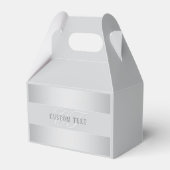 Ballotins Écriture élégante de monogramme modifiable | Gris (Verso)