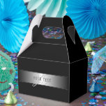 Ballotins Écriture élégante de monogramme modifiable | Noir<br><div class="desc">Entièrement personnalisable et design de monogramme élégant,  modifiez comme vous le souhaitez.</div>