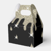 Ballotins Effet de Parties scintillant d'argent de la goutte (Arrière)