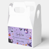 Ballotins Éffrayant premier anniversaire Halloween violet (Ouvert)