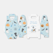 Ballotins Éffrayant Un anniversaire d'Halloween bleu garçon  (Déplié)