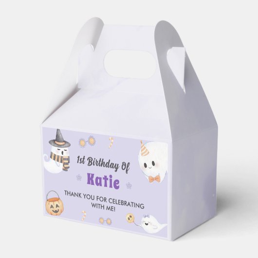 Ballotins Éffrayante Halloween mignonne Fête d'anniversaire (Verso)