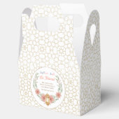 Ballotins Eid Mubarak Arabic Calligraphy Pink Floral Lamp  (Ouvert)