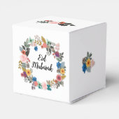 BALLOTINS EID MUBARAK FLORAL WREATH FAVEUR CUBE (Arrière)