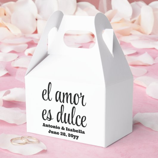 Ballotins El amor es dulce mariage accueil pour invités (Mariage)