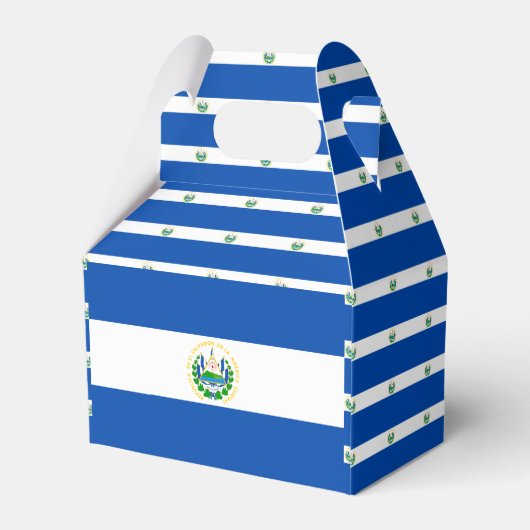 Ballotins El Salvador flag Favor Box (Arrière)