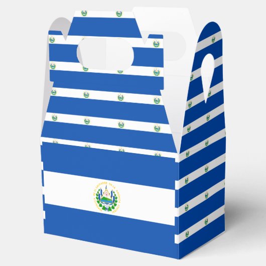 Ballotins El Salvador flag Favor Box (Ouvert)