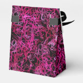 Ballotins Électrique à chaud rose et noir (Arrière)