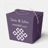 Ballotins Élégance chinoise en Ballotin violet (Arrière)