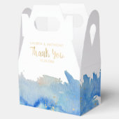 Ballotins Elégance côtière Aquarelle Ballotin de vague (Ouvert)