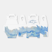 Ballotins Élégance côtière Aquarelle Parti de retrait (Déplié)