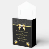 Ballotins Élégance glamour Merci d'anniversaire (Ouvert)