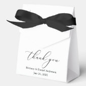 Ballotins Élégance minimaliste Mariage Bow (Recto)