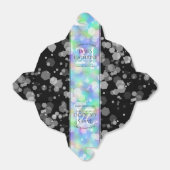 Ballotins Élégant 24e anniversaire du Mariage Opal (Déplié)