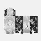 Ballotins Élégant 25e anniversaire de Mariage d'argent (Déplié)