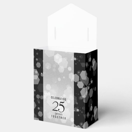 Ballotins Élégant 25e anniversaire de Mariage d'argent (Ouvert)