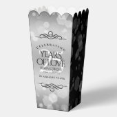 Ballotins Élégant 25e anniversaire de Mariage d'argent (Recto)