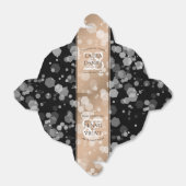 Ballotins Élégant 28e Anniversaire de Mariage Toile (Déplié)