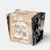 Ballotins Élégant 28e Anniversaire de Mariage Toile (Arrière)