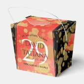 Ballotins Élégant 29e anniversaire du Mariage Garnet (Arrière)