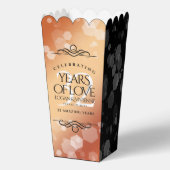 Ballotins Élégant 32ème anniversaire de Mariage de bronze (Verso)