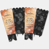 Ballotins Élégant 32ème anniversaire de Mariage de bronze (Déplié)