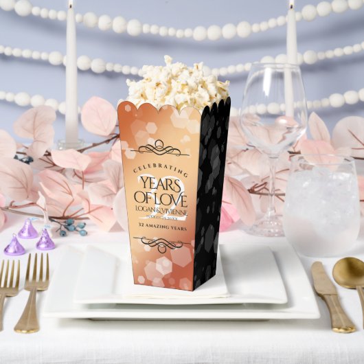 Ballotins Élégant 32ème anniversaire de Mariage de bronze (Mariage)