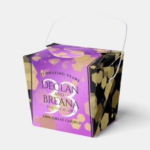 Ballotins Élégant 33e anniversaire du Mariage Améthyste