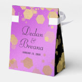 Ballotins Élégant 33e anniversaire du Mariage Améthyste (Arrière)