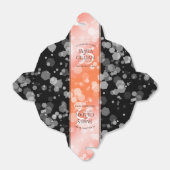 Ballotins Élégant 35e anniversaire de Mariage corallien (Déplié)