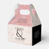 Ballotins Élégant 37e anniversaire du Mariage Alabaster (Arrière)