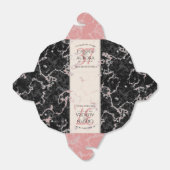 Ballotins Élégant 37e anniversaire du Mariage Alabaster (Déplié)