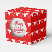 Ballotins Élégant 3D Joyeux Vacances (Verso)