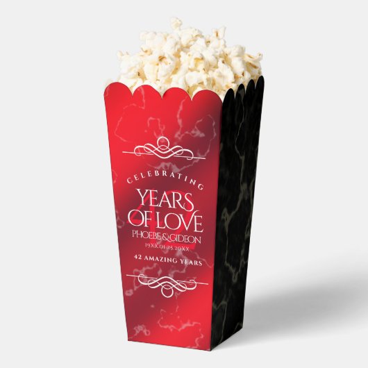 Ballotins Élégant 42e anniversaire du Mariage Jasper (Sauté)