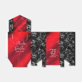 Ballotins Élégant 42e anniversaire du Mariage Jasper (Déplié)