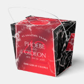 Ballotins Élégant 42e anniversaire du Mariage Jasper (Arrière)