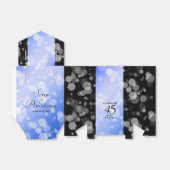 Ballotins Élégant 45e anniversaire de Mariage Sapphire (Déplié)