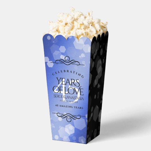 Ballotins Élégant 45e anniversaire de Mariage Sapphire (Sauté)